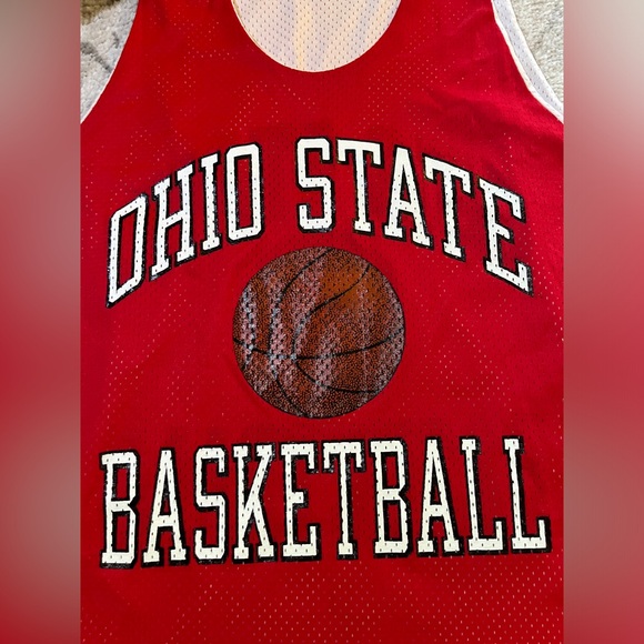OHIO STATE champion basketball jersey men’s large reversible red white - Picture 2 of 8